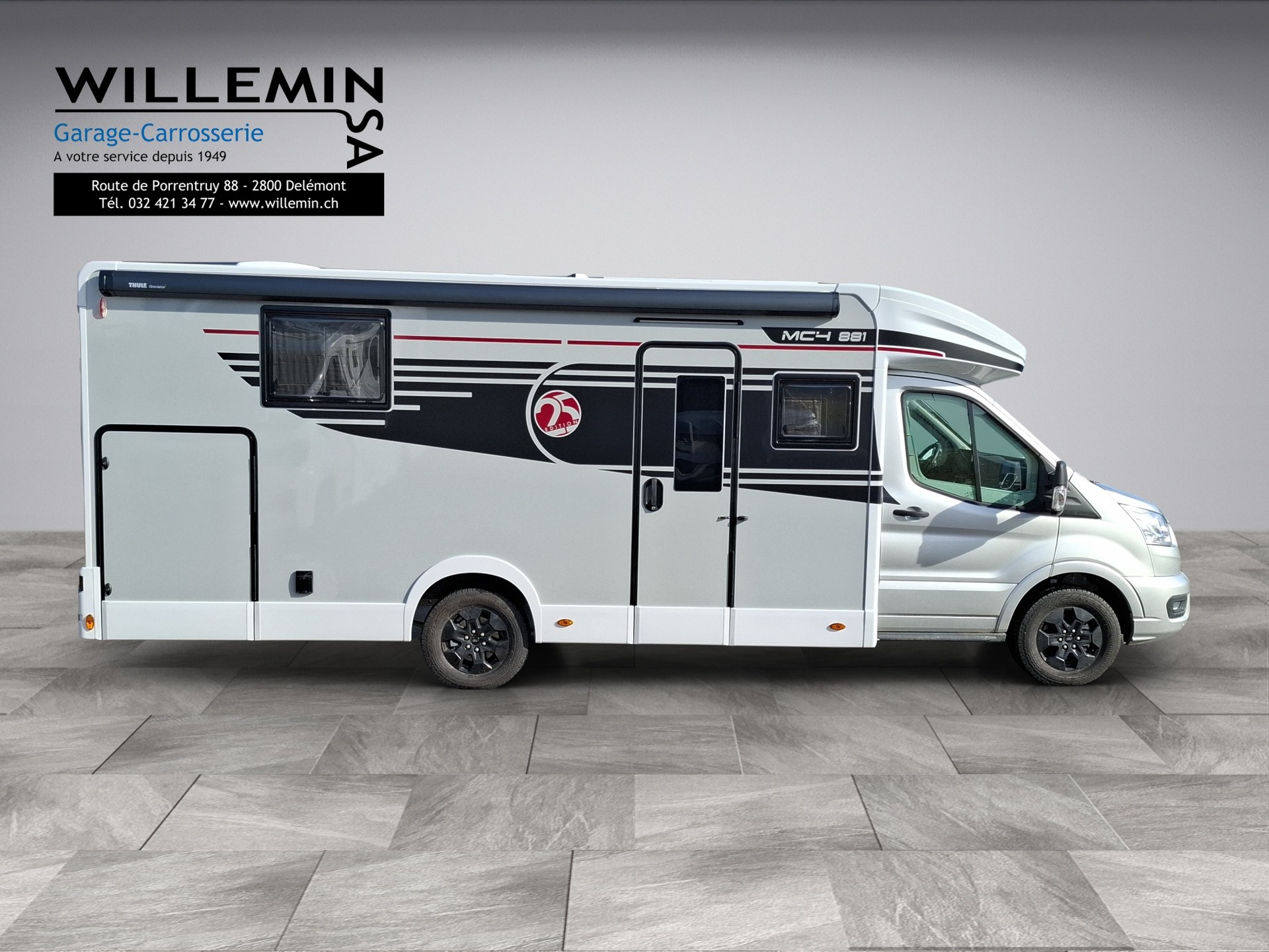 MCLOUIS MC4 881 - 25 Edition Automatique 165 PS (chauffage diesel, panneau solaire 200W, Marquise)-image-1
