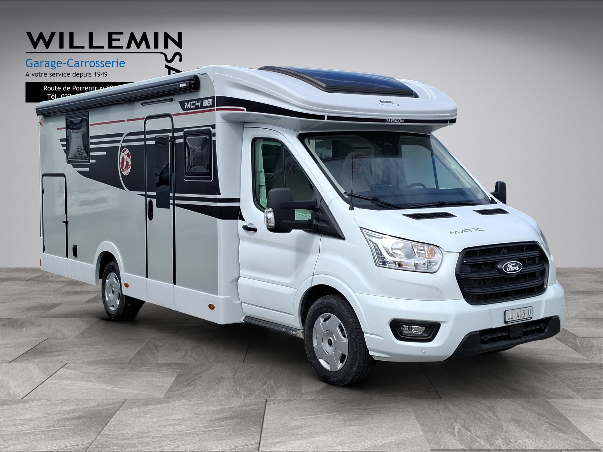 MCLOUIS MC4 881 - 25 Edition Automatique 165 PS (chauffage diesel, panneau solaire 200W, Marquise)