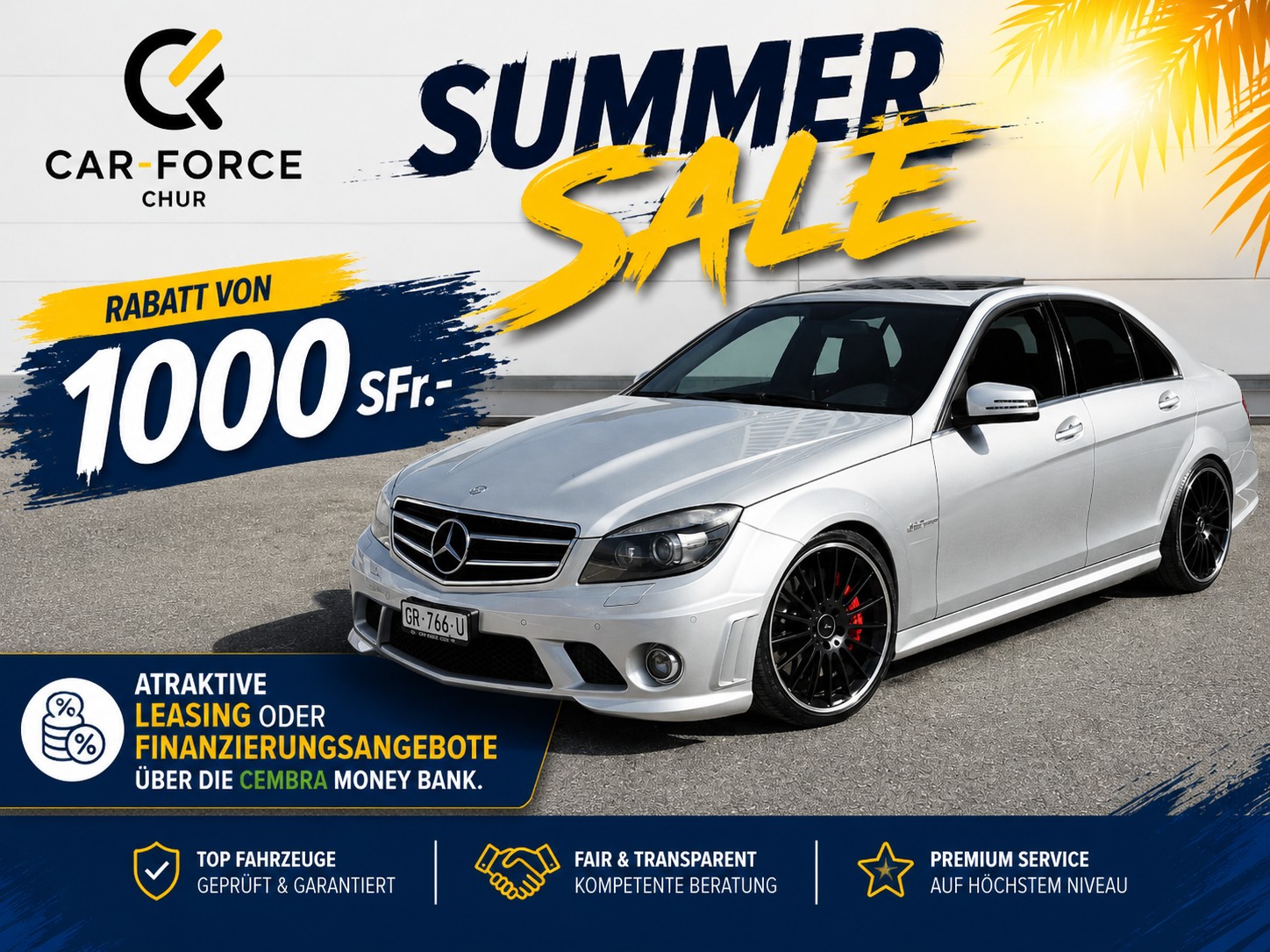 MERCEDES-BENZ C 63 AMG Avantgarde 7G-Tronic Performance-Package