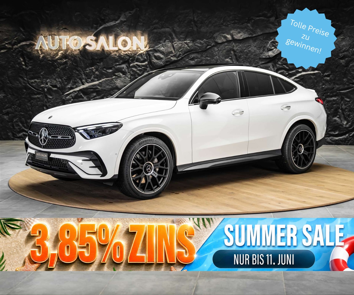 MERCEDES-BENZ GLC 450 d AMG Line 4matic Coupé *Werksgarantie*21" Felgen*Panorama*Sitzlüftung*