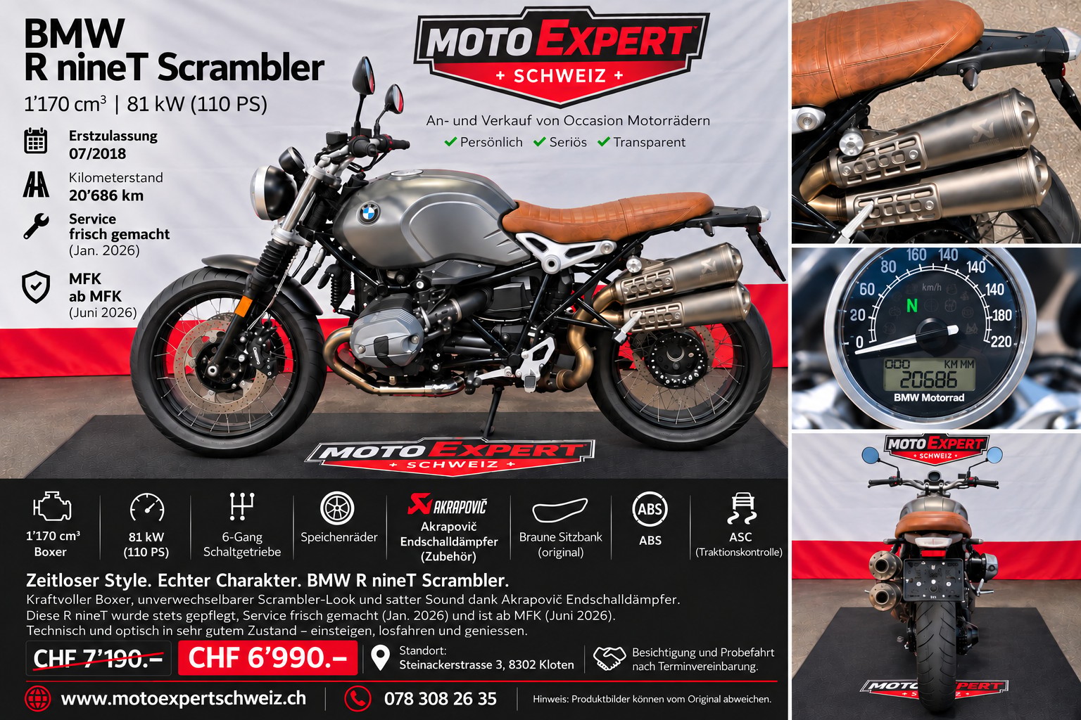 BMW R nineT Scrambler ABS