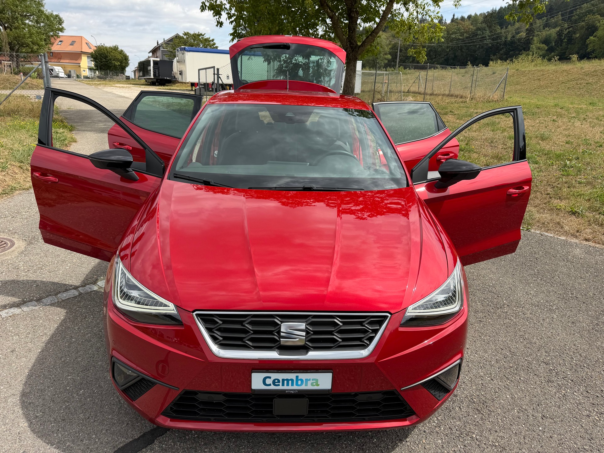SEAT CH WAGEN !! IBIZA 1.5 "FR SPORT MIT 150 PS" TSI FR DSG-AUTOMAT. KM 5`700 KM. CH WAGEN "AMAG CH" VOLL OPTIONEN.-image-9