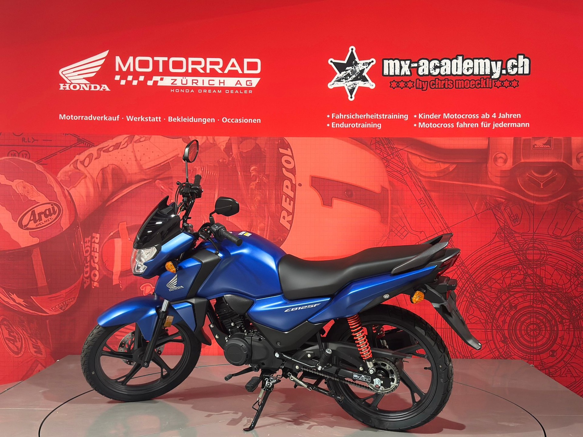 HONDA CBF 125 M**Matte Marvel Blue Metallic**DEMO-BIKE-image-2