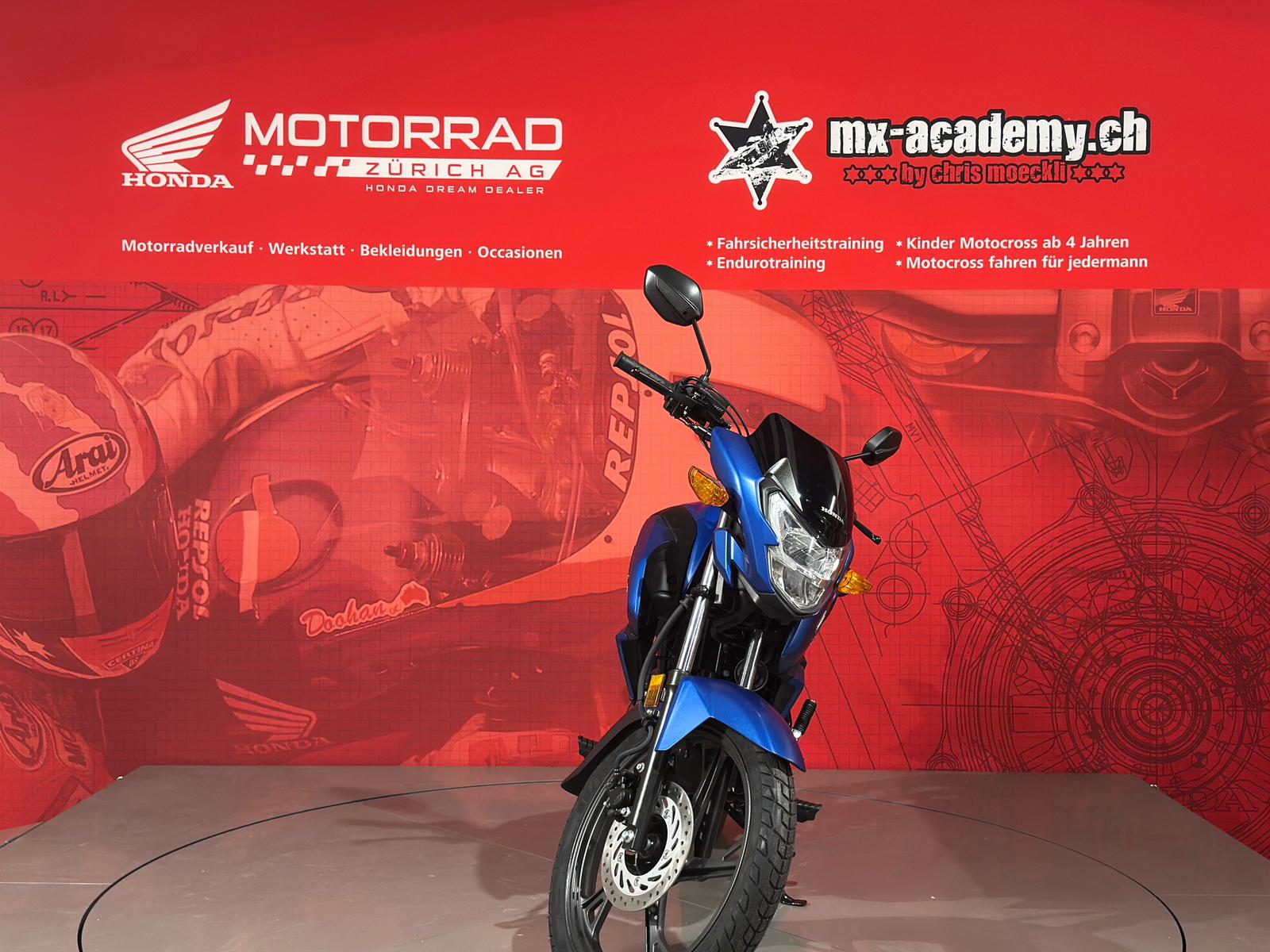 HONDA CBF 125 M**Matte Marvel Blue Metallic**DEMO-BIKE-image-8