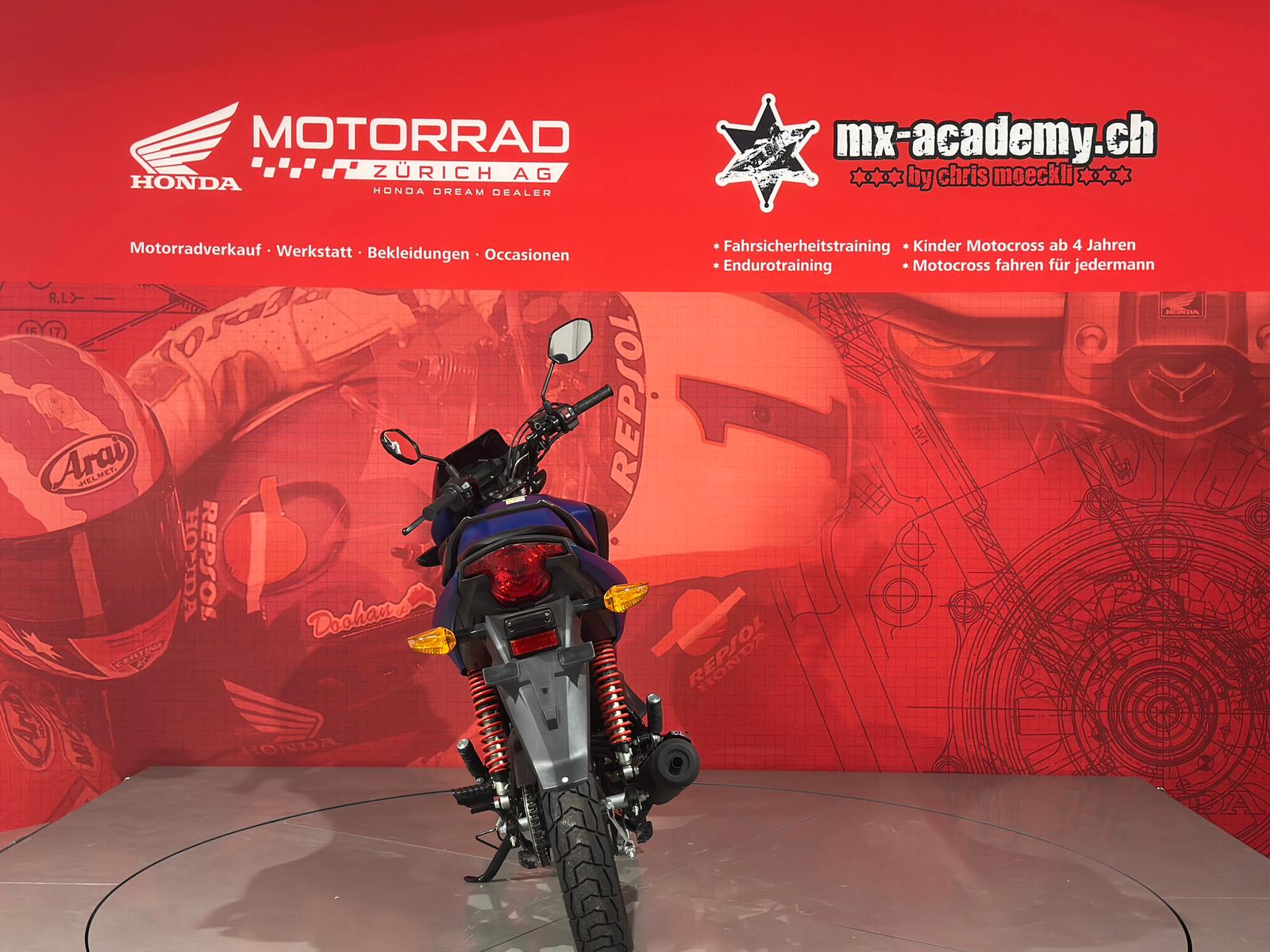 HONDA CBF 125 M**Matte Marvel Blue Metallic**DEMO-BIKE-image-9