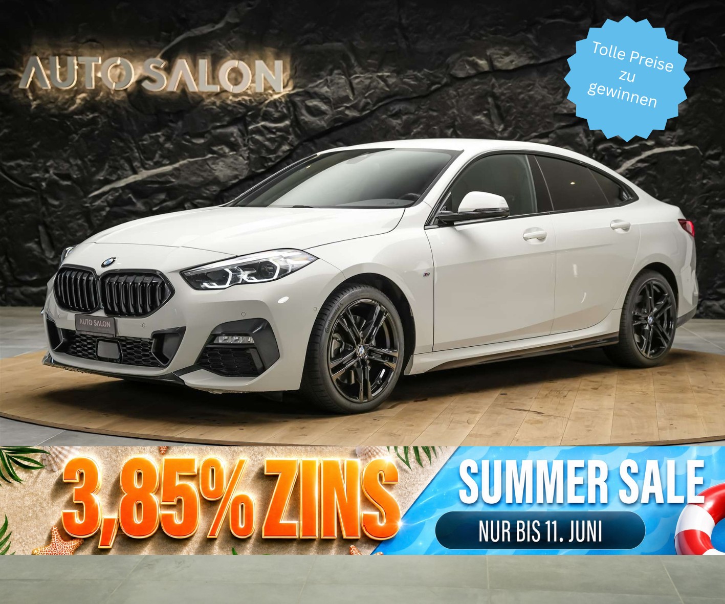 BMW 220d Gran Coupé xDrive M Sport Steptronic *CH-Auto*Leder Sitze*Sitzheizung*Rückfahrkamera*