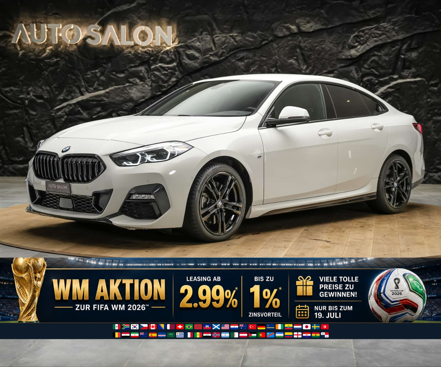 BMW 220d Gran Coupé xDrive M Sport Steptronic *CH-Auto*Leder Sitze*Sitzheizung*Rückfahrkamera*-image-0