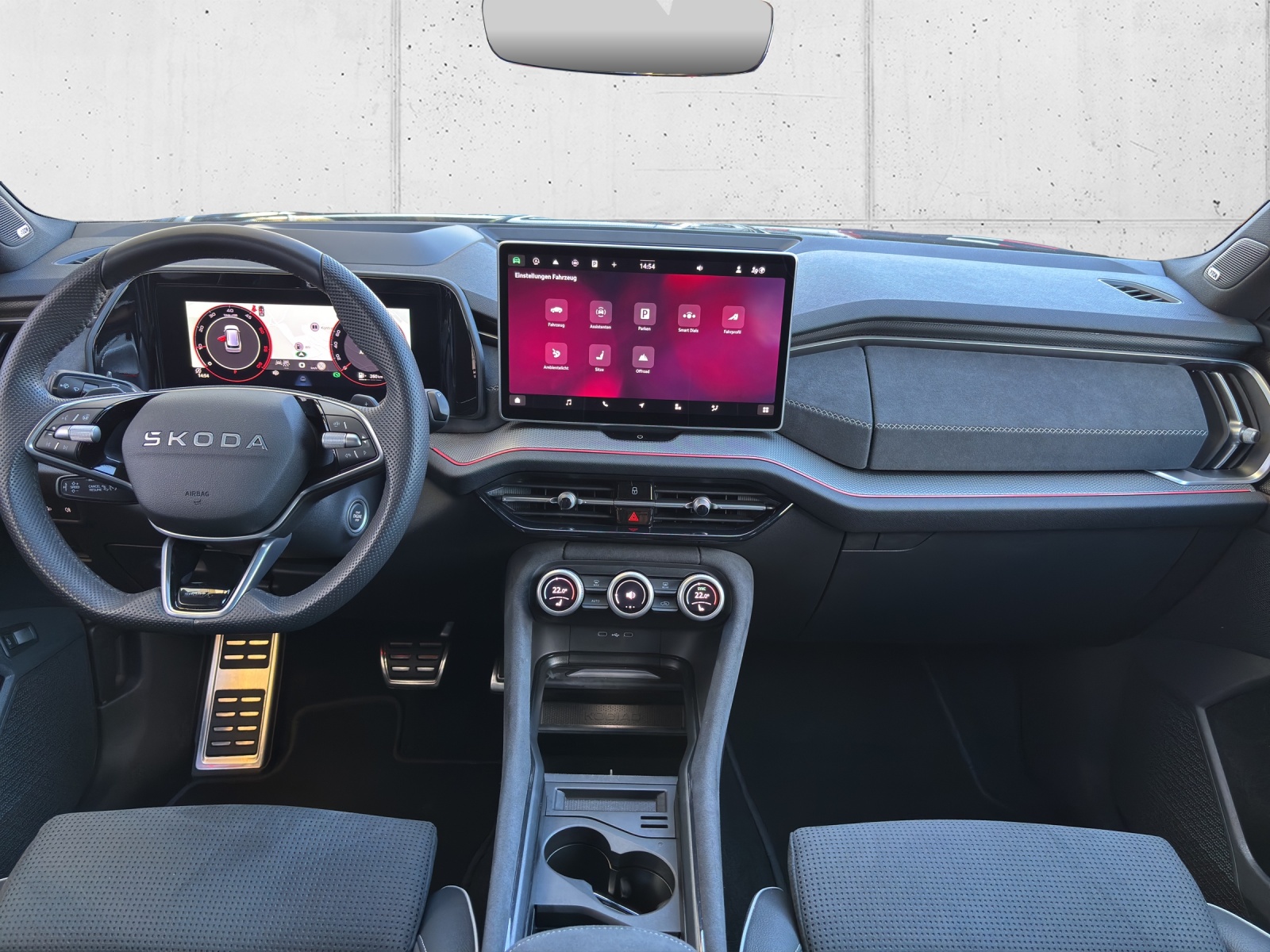 SKODA New New Kodiaq 2.0 TDI Sportline 4x4 7 Sitzer mit AHK & elektrisch einstellbare Vordersitze mit Memoryfunktion-image-12