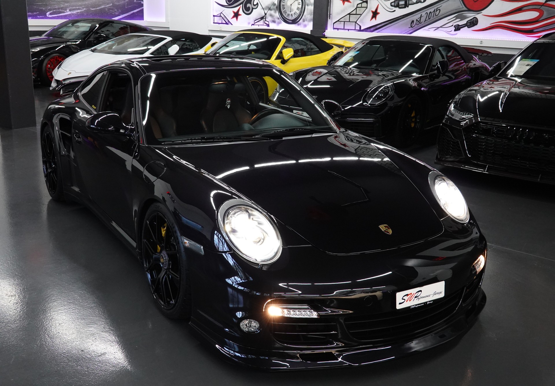 PORSCHE 911 TURBO S 997.2 PDK BLACK CH-FZ AKRAPOVIC KW-V3-image-58