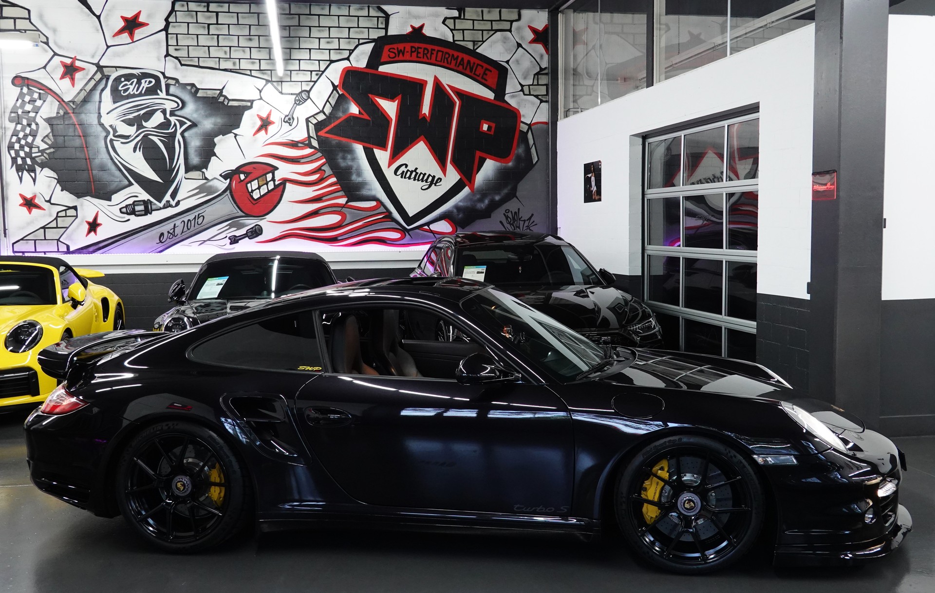 PORSCHE 911 TURBO S 997.2 PDK BLACK CH-FZ AKRAPOVIC KW-V3-image-57
