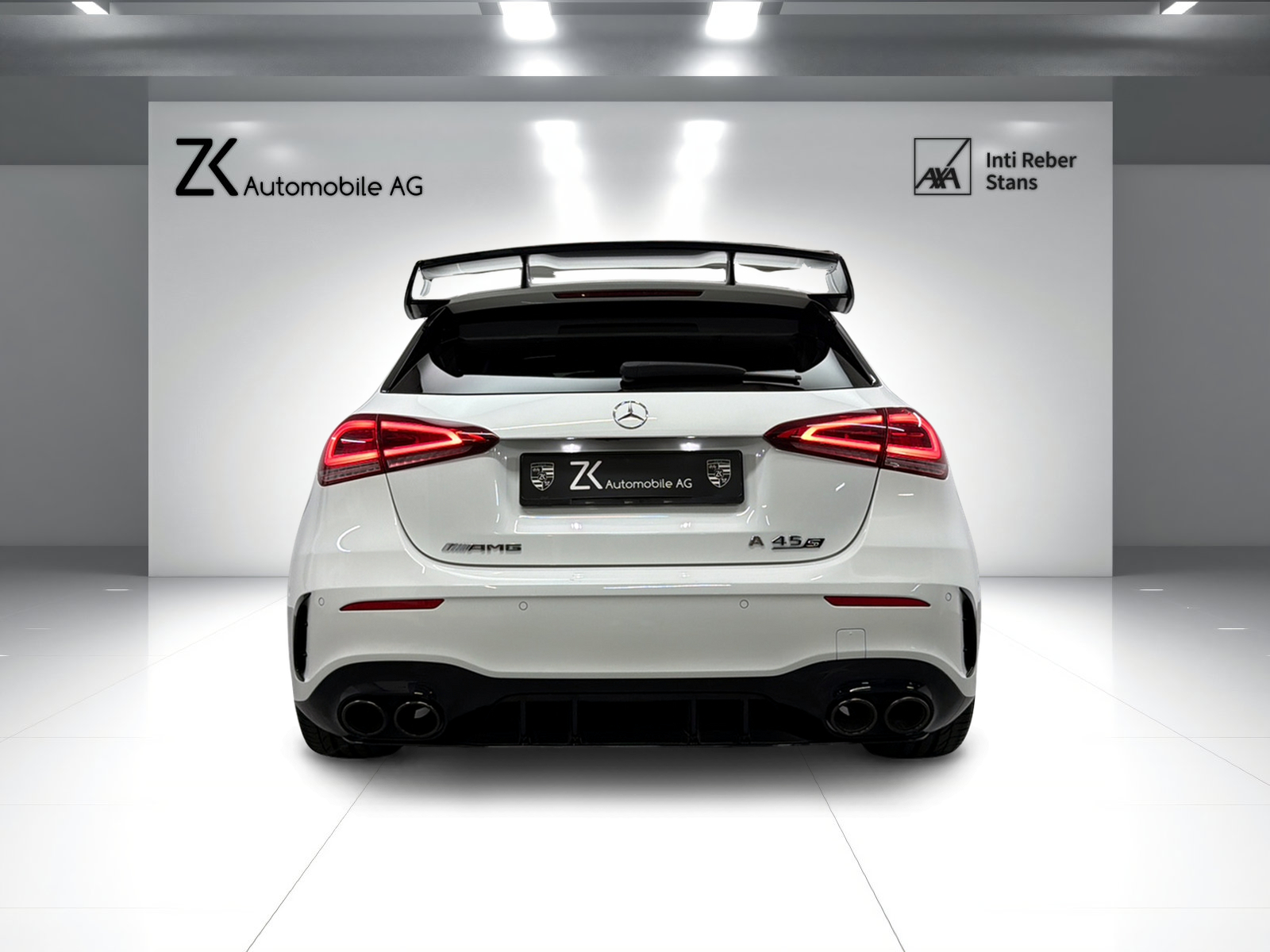 MERCEDES-BENZ A 45 S Performance 422PS Polarweiss AMG 4Matic+ Speedshift/ 360° Kamera / Panoramadach / Burmester / Head-Up / Night Paket /-image-4