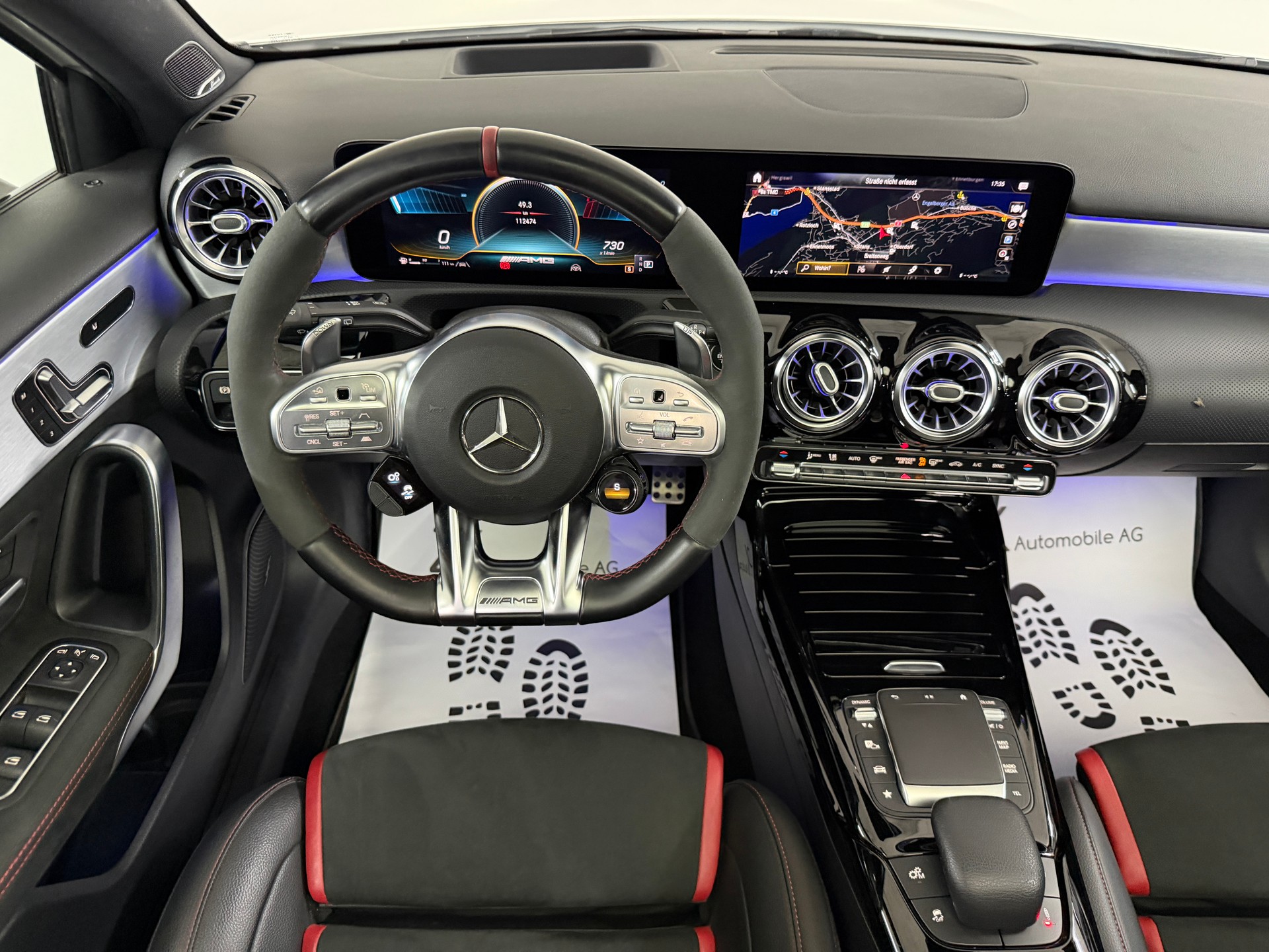 MERCEDES-BENZ A 45 S Performance 422PS Polarweiss AMG 4Matic+ Speedshift/ 360° Kamera / Panoramadach / Burmester / Head-Up / Night Paket /-image-11
