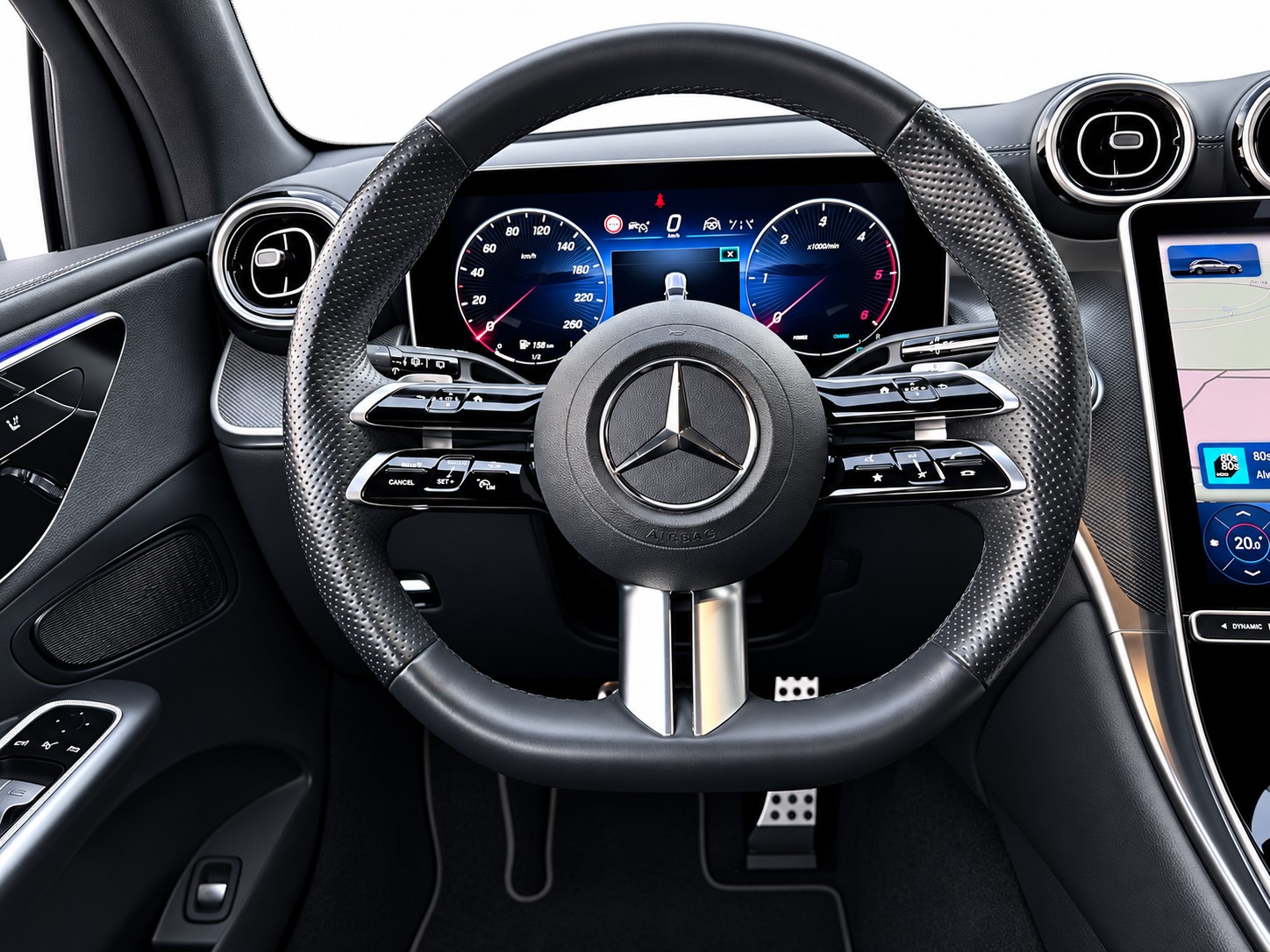 MERCEDES-BENZ GLC 220 d AMG Line 4matic * H FAHRZEUG AUS 1. HAND * GRATIS *-showroom-element-2