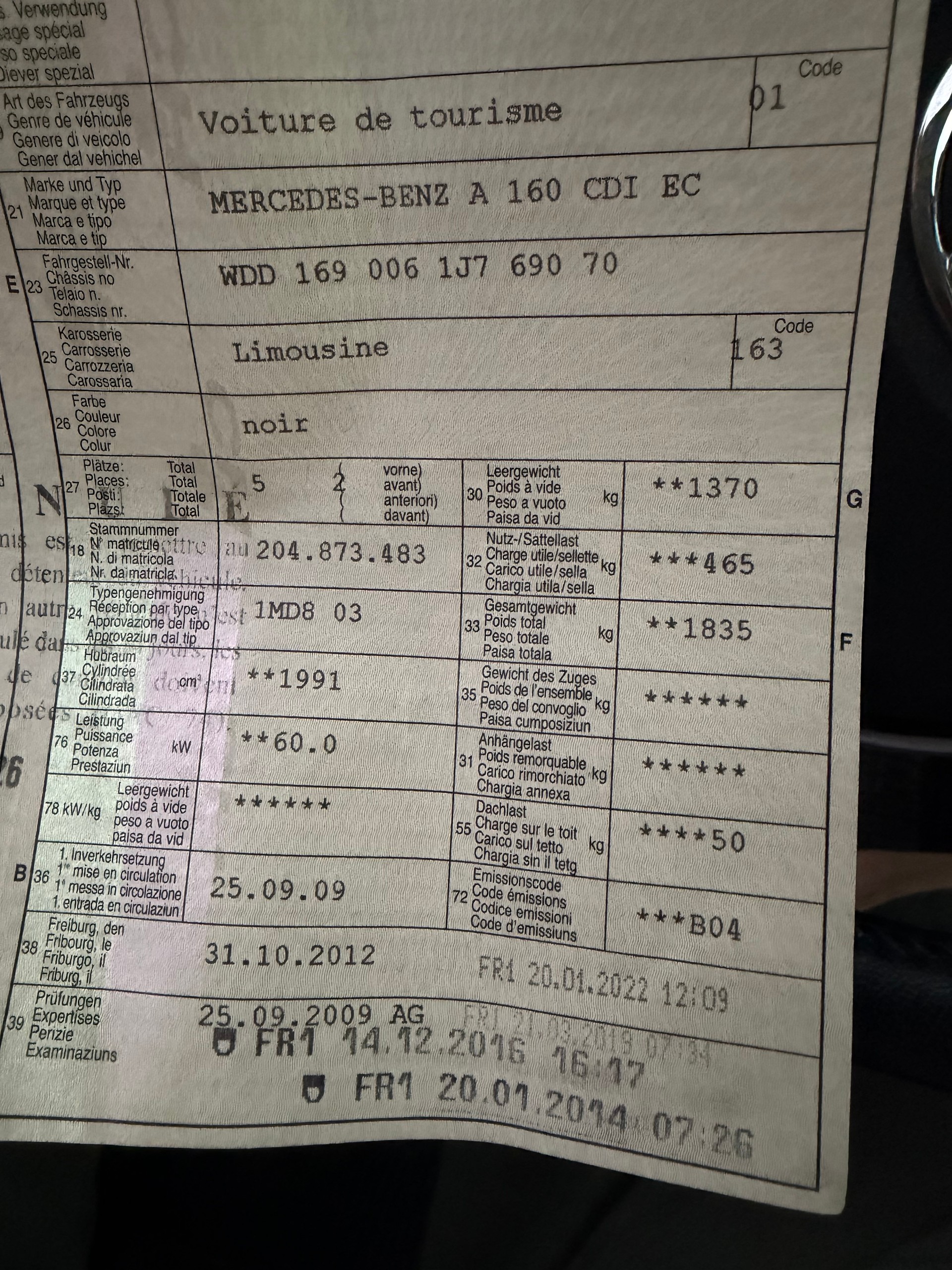 MERCEDES-BENZ A 160 CDI BlueEfficiency Elégance-image-10