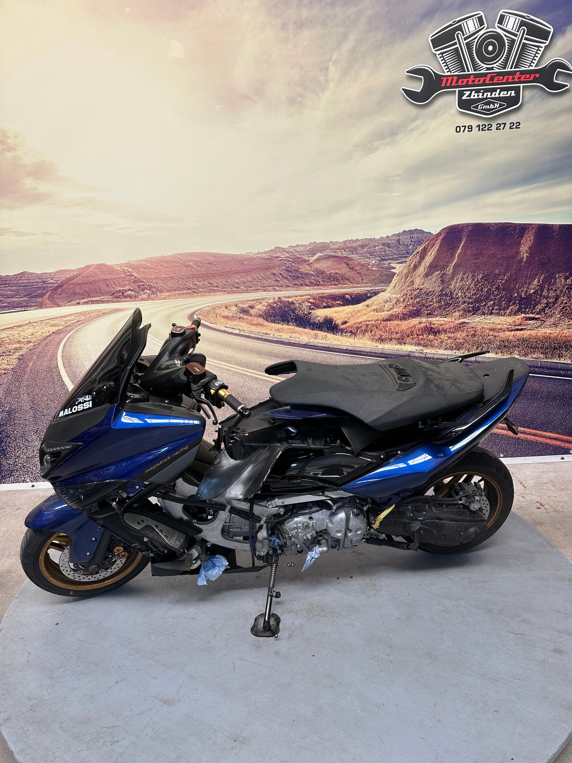 YAMAHA T-MAX XP 500 ABS Motor defekt Teile-image-3