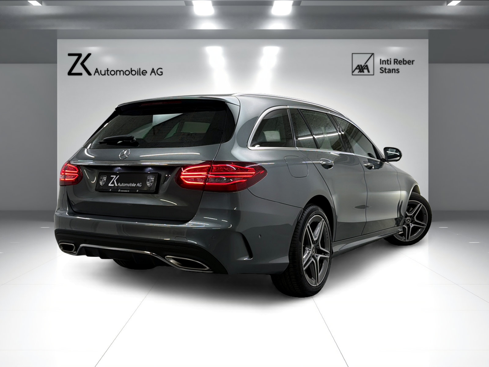 MERCEDES-BENZ C 200 Swiss Star AMG Line 4M Selenitgrau 9G-Tronic / 360° Kamera / Panoramadach / Leder / Keyless Go /-showroom-element-1