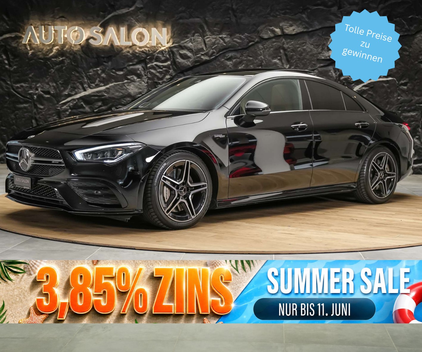 MERCEDES-BENZ CLA 35 AMG 4matic *CH Auto*Panorama*Night Paket AMG
