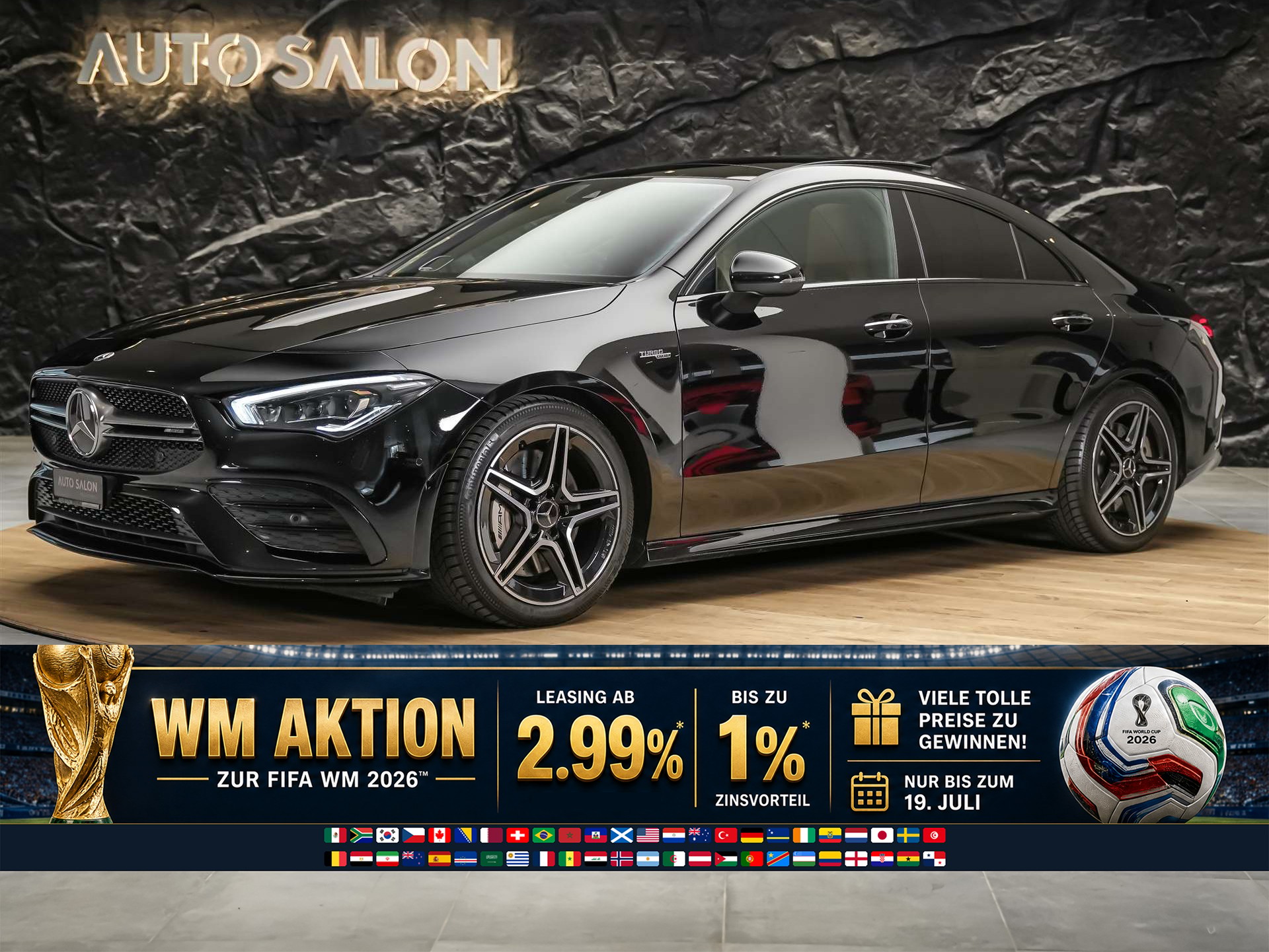 MERCEDES-BENZ CLA 35 AMG 4matic *CH Auto*Panorama*Night Paket AMG-image-0