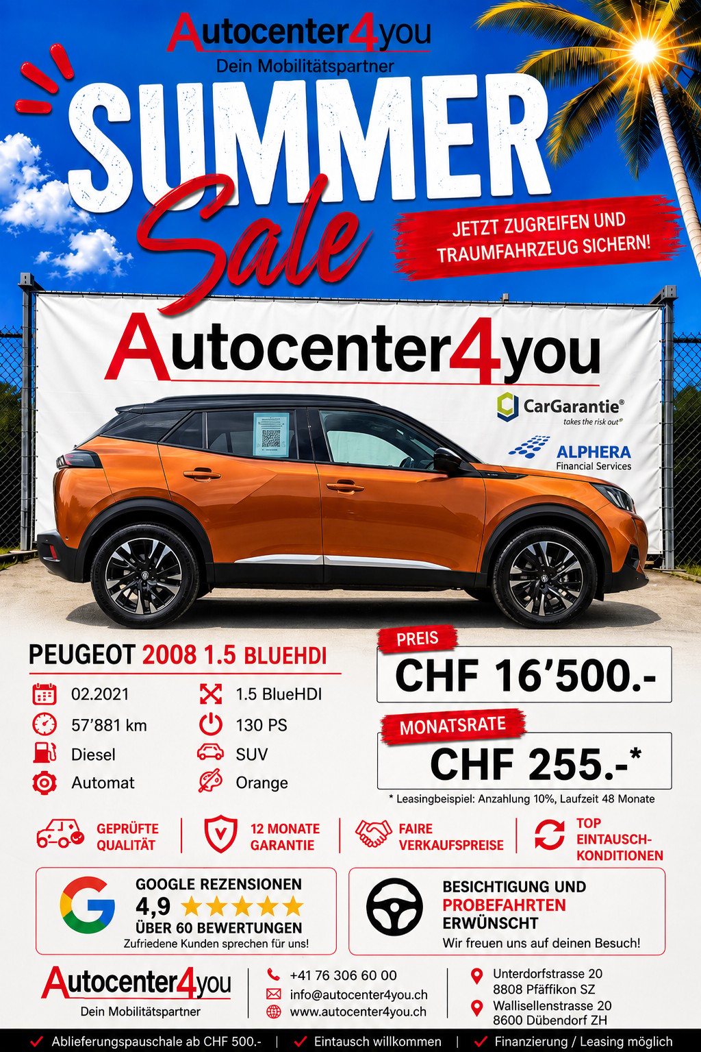 PEUGEOT 2008 1.5 BlueHDi GT Line EAT8