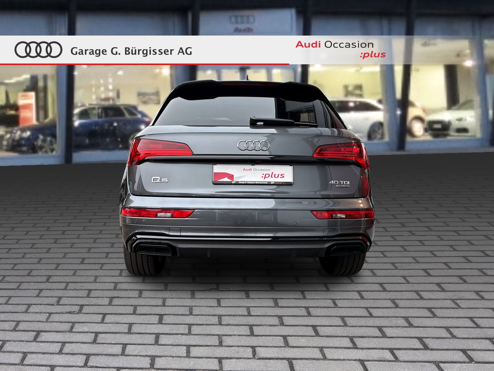 AUDI Q5 40 TDI Black Edition quattro S-tronic Daytonagrau Perleffekt-image-4