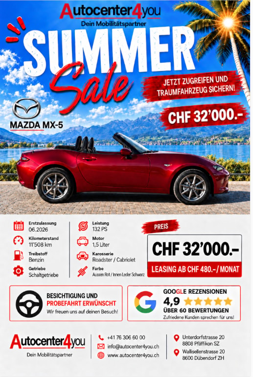 MAZDA MX-5 Skyactiv-G 132 Exclusive-line