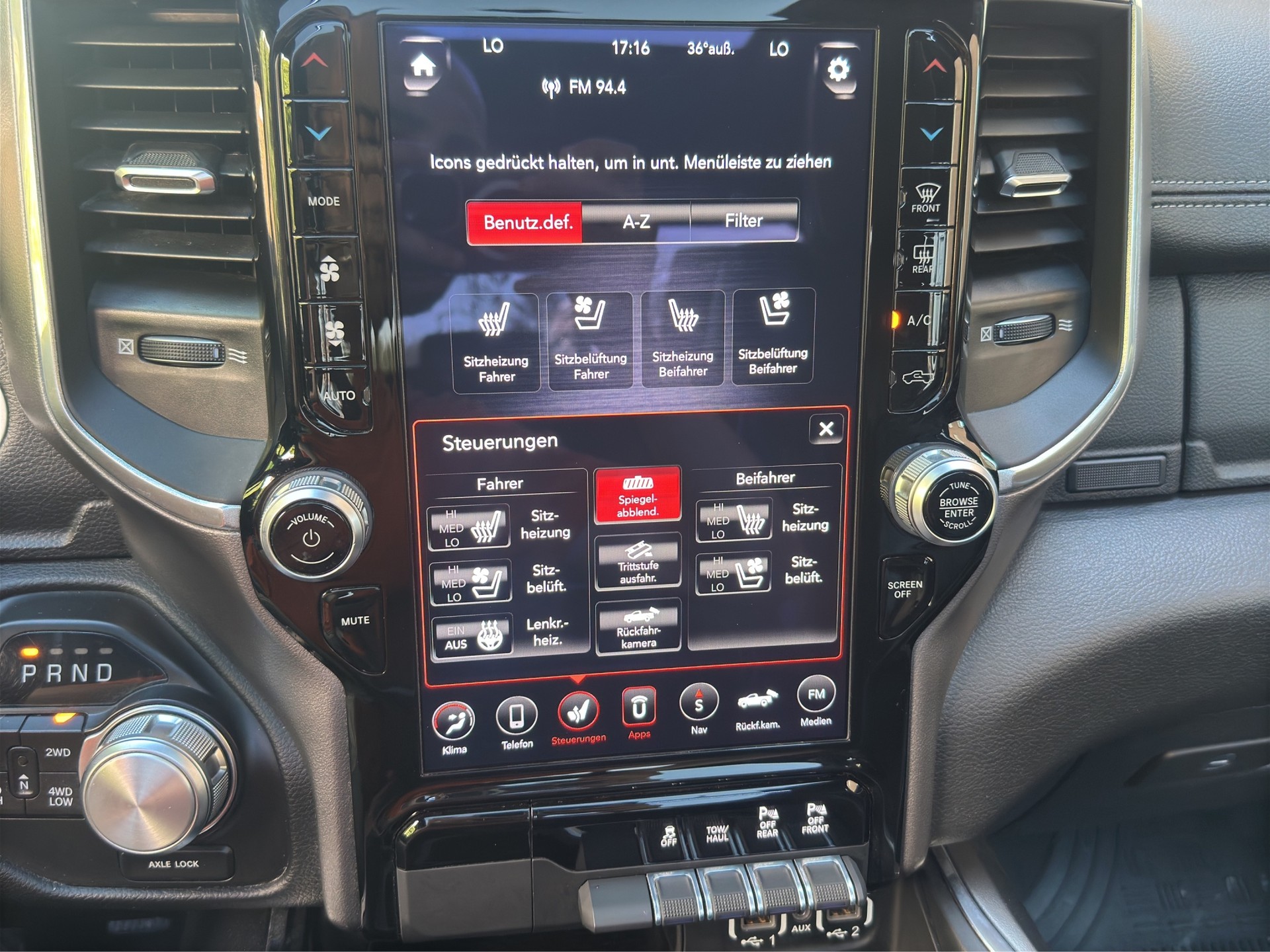DODGE 1500 Laramie PXJ Black Pack FACELIFT Grosser Display! 5.7, V8-image-17