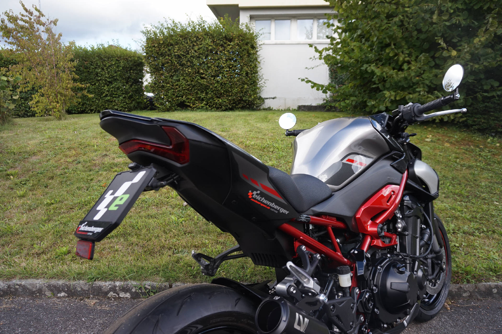 KAWASAKI Z 900 ABS (A2) (35kW) Leovince LV Corsa S Full Black Edition Auspuff-image-5