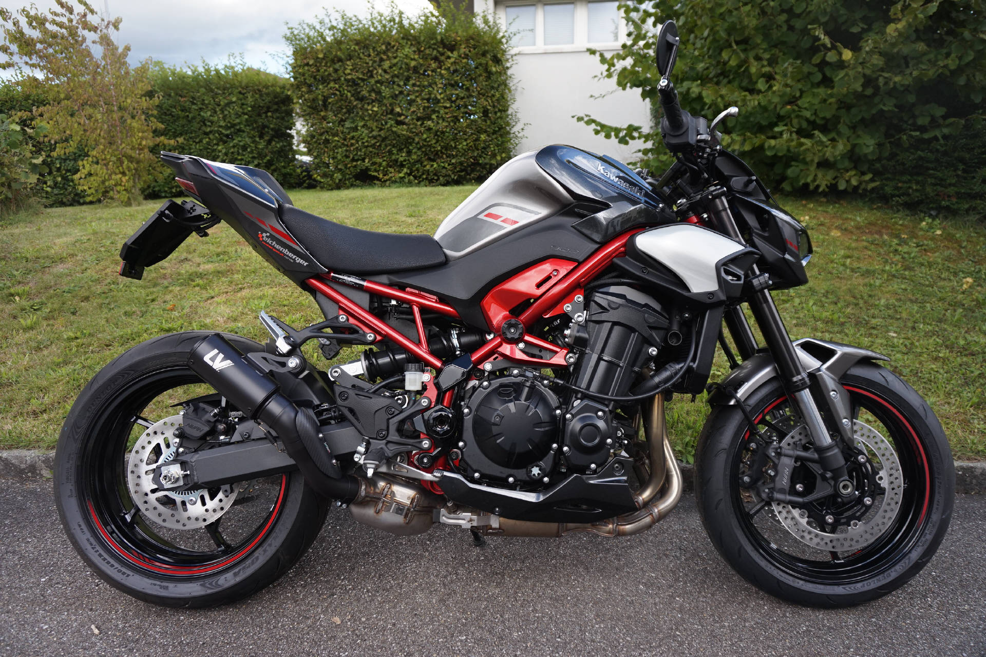 KAWASAKI Z 900 ABS (A2) (35kW) Leovince LV Corsa S Full Black Edition Auspuff-image-2