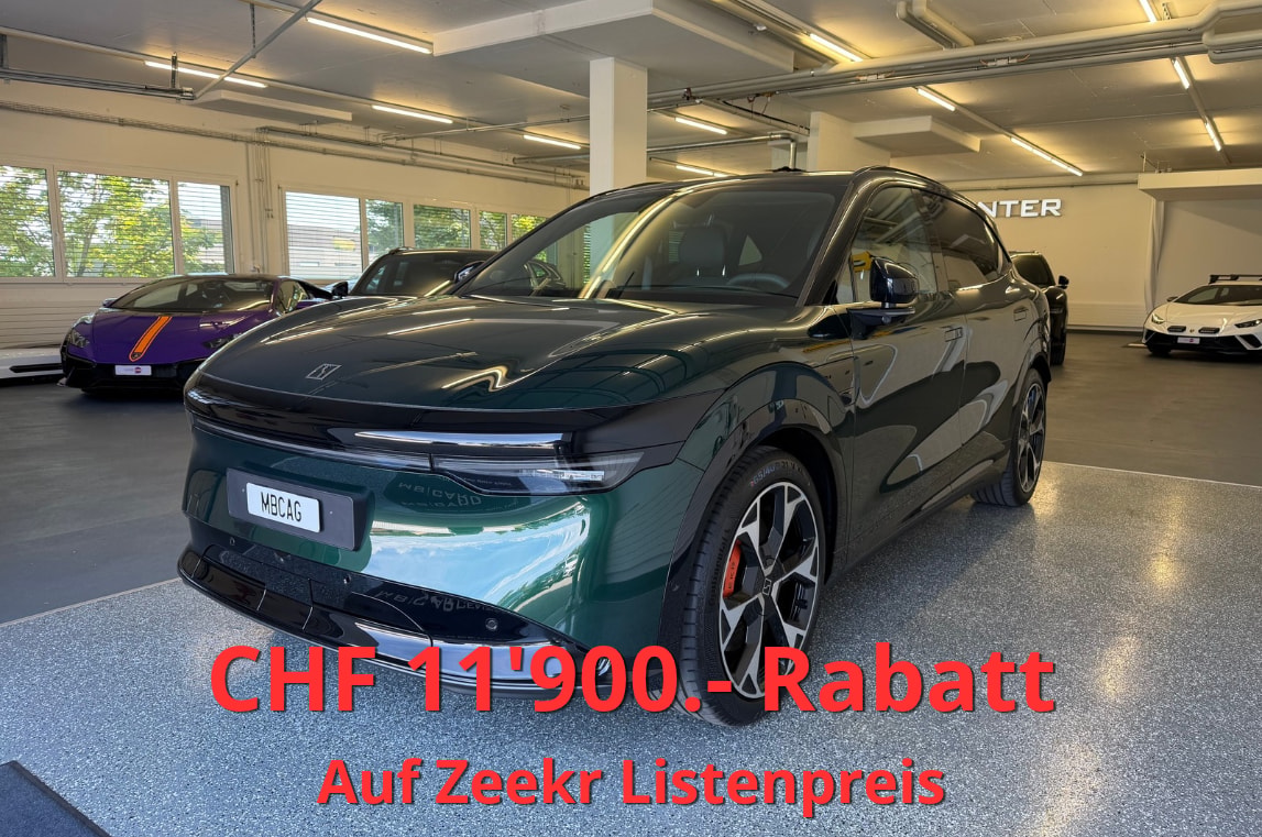 ZEEKR 7X 100kWh Privilege AWD, Comfort & Cockpitpaket, "Forest Green" 10J / 200'000km Werksgarantie