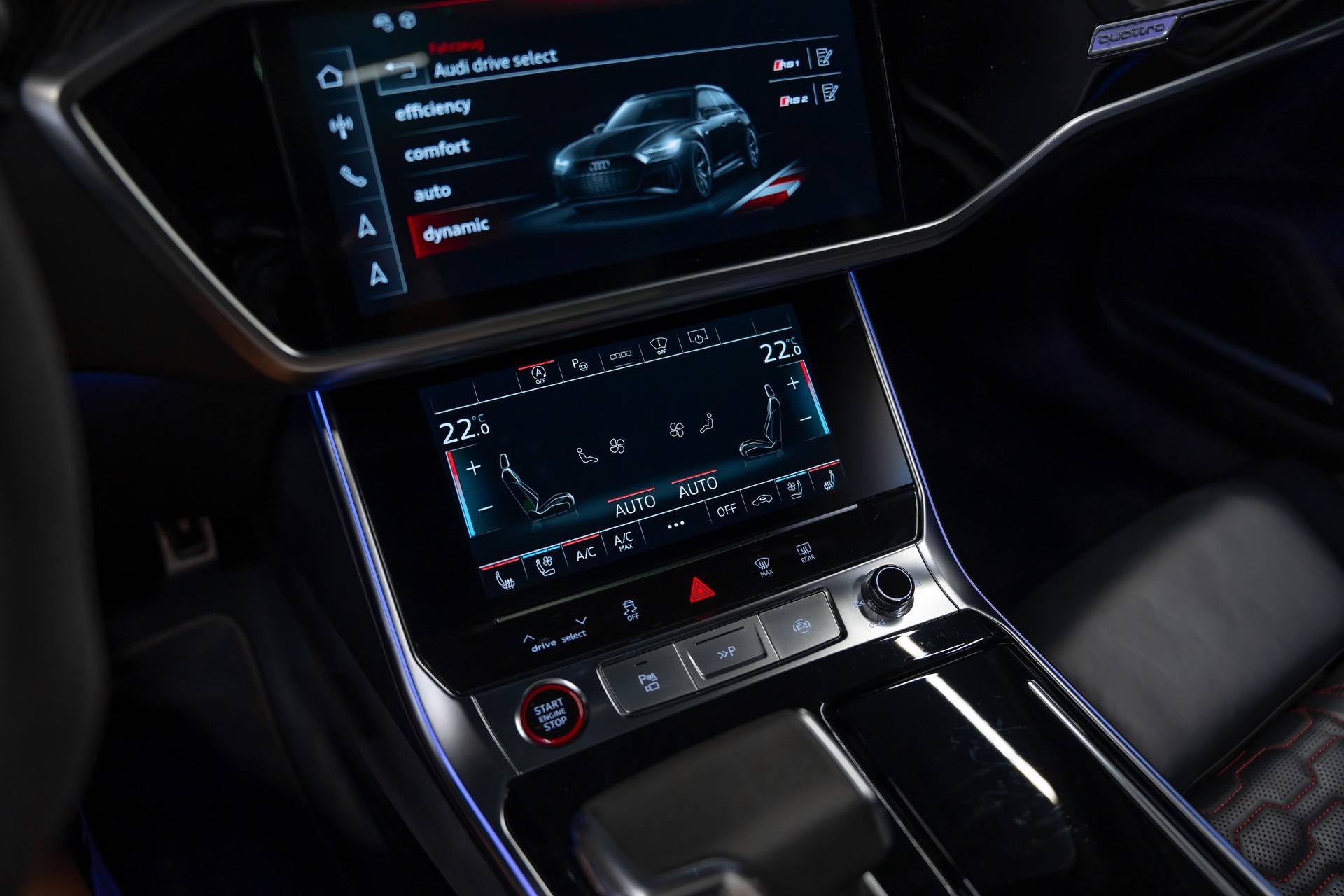 AUDI RS6 Avant 4.0 TFSI V8 Performance / CH Auto / Audi Werksgarantie / Gratis Service / Sitzkühlung / Bang & Olufsen uvm...-image-13