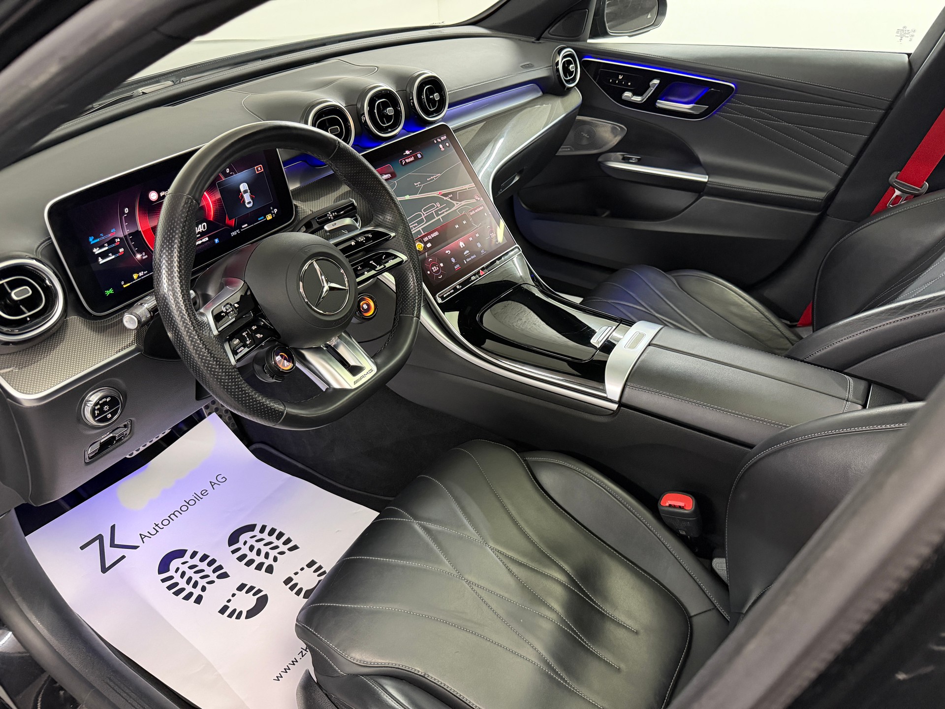 MERCEDES-BENZ C 43 AMG Obsidian Black 408PS 4Matic / RF-Kamera / Schiebedach / Leder / Keyless Go / Carbonpaket / Hinterachslenkung /-image-6