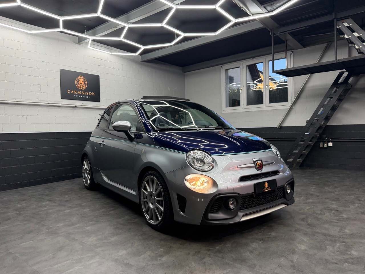 FIAT 695C 1.4 16V Turbo Abarth Rivale Dualogic | Akrapovic Auspuff | Cabrio | CH-Auto | Beats Soundsystem | Special Edition Nr. 2569