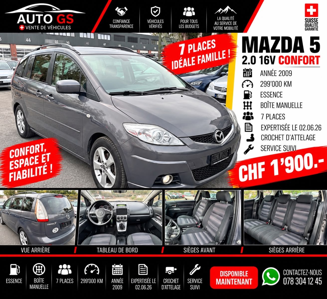 MAZDA 5 2.0 16V Confort