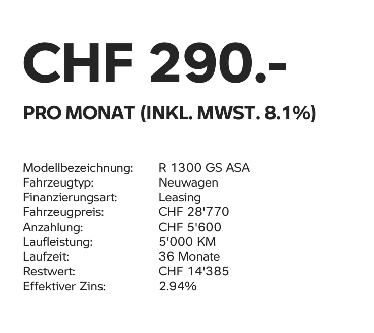 BMW R 1300 GS ASA - mit 2.94%-Leasing ab 290.-/Monat möglich*-image-6