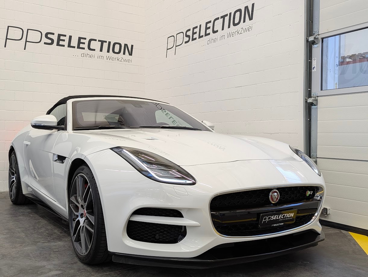JAGUAR F-Type Convertible 5.0 V8 R AWD*FACELIFT OHNE OPF FRISCH AB MFK VOLLGARANTIE PERF.SITZE CAM MERIDIAN-showroom-element-2