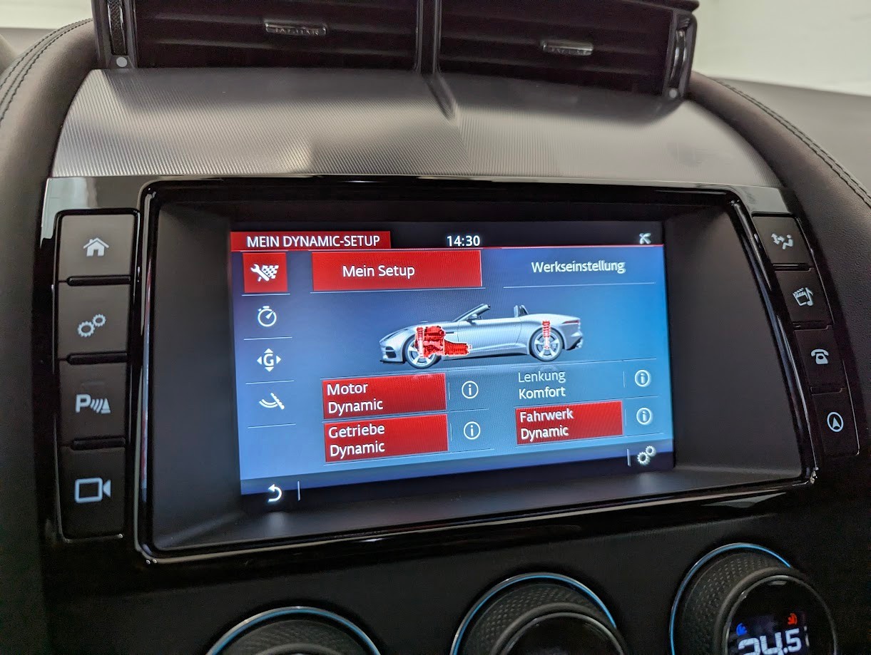 JAGUAR F-Type Convertible 5.0 V8 R AWD*FACELIFT OHNE OPF FRISCH AB MFK VOLLGARANTIE PERF.SITZE CAM MERIDIAN-image-14
