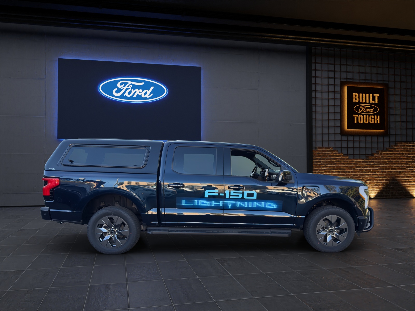 FORD F-Pickup F-150 LIGHTNING STANDARD RANGE BATTERY SUPER-CREW LARIAT Launch Edition 4x4-image-4