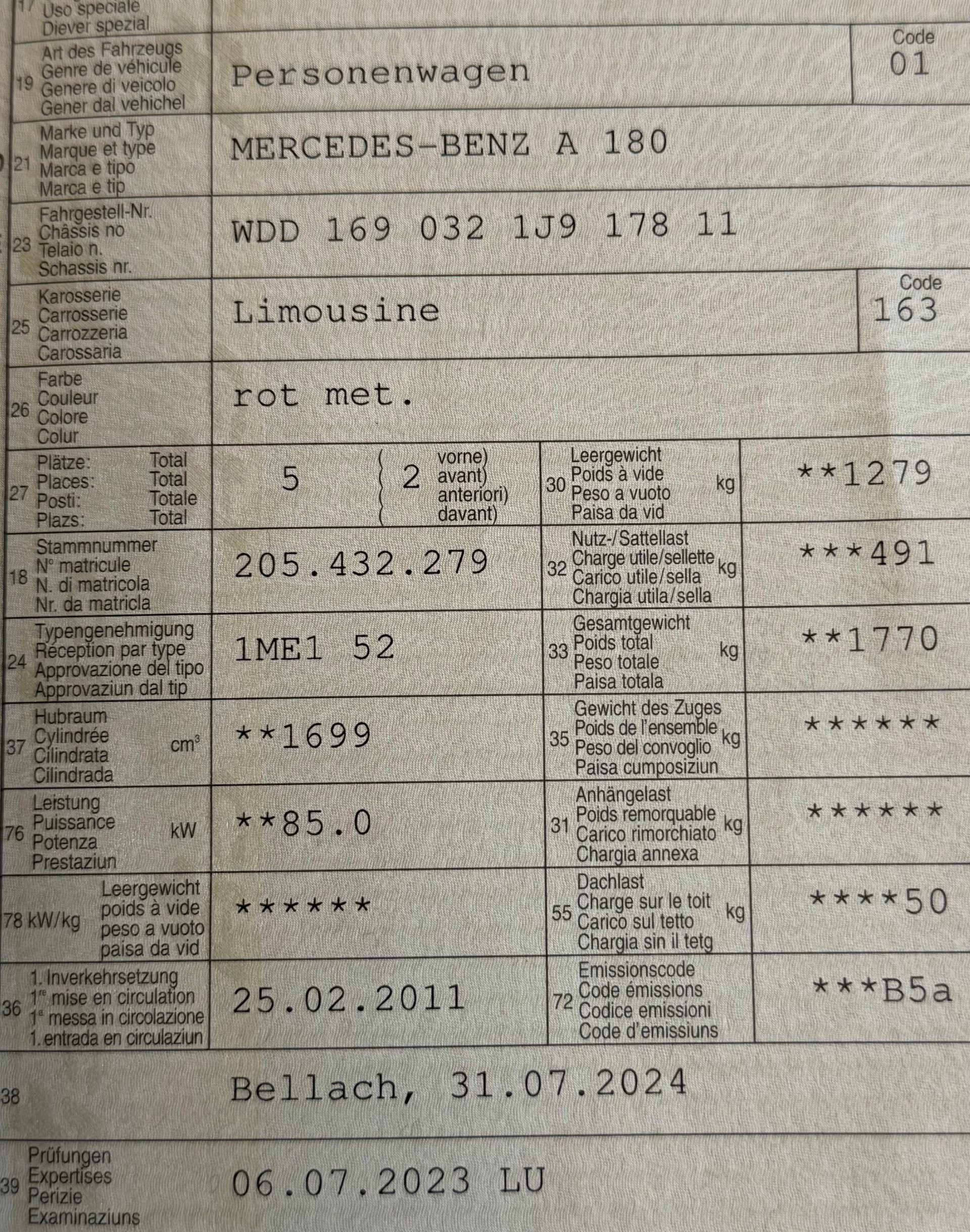 MERCEDES-BENZ A 180 Automat-image-14