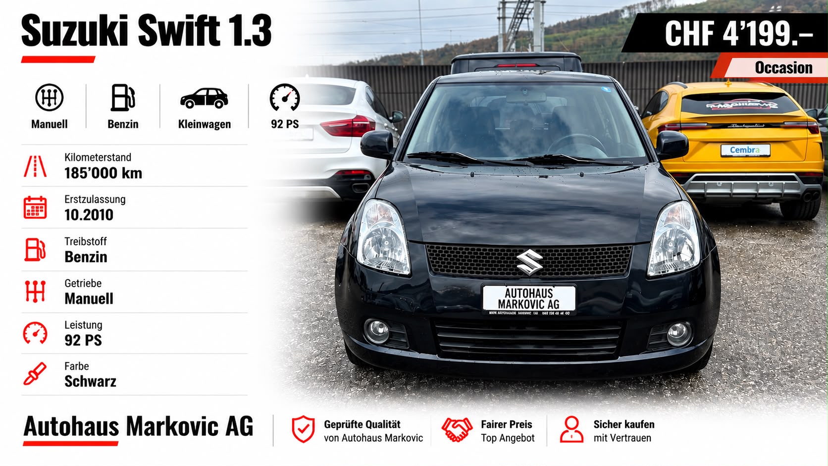 SUZUKI Swift 1.3i 16V GL Top Piz Sulai LE 4x4