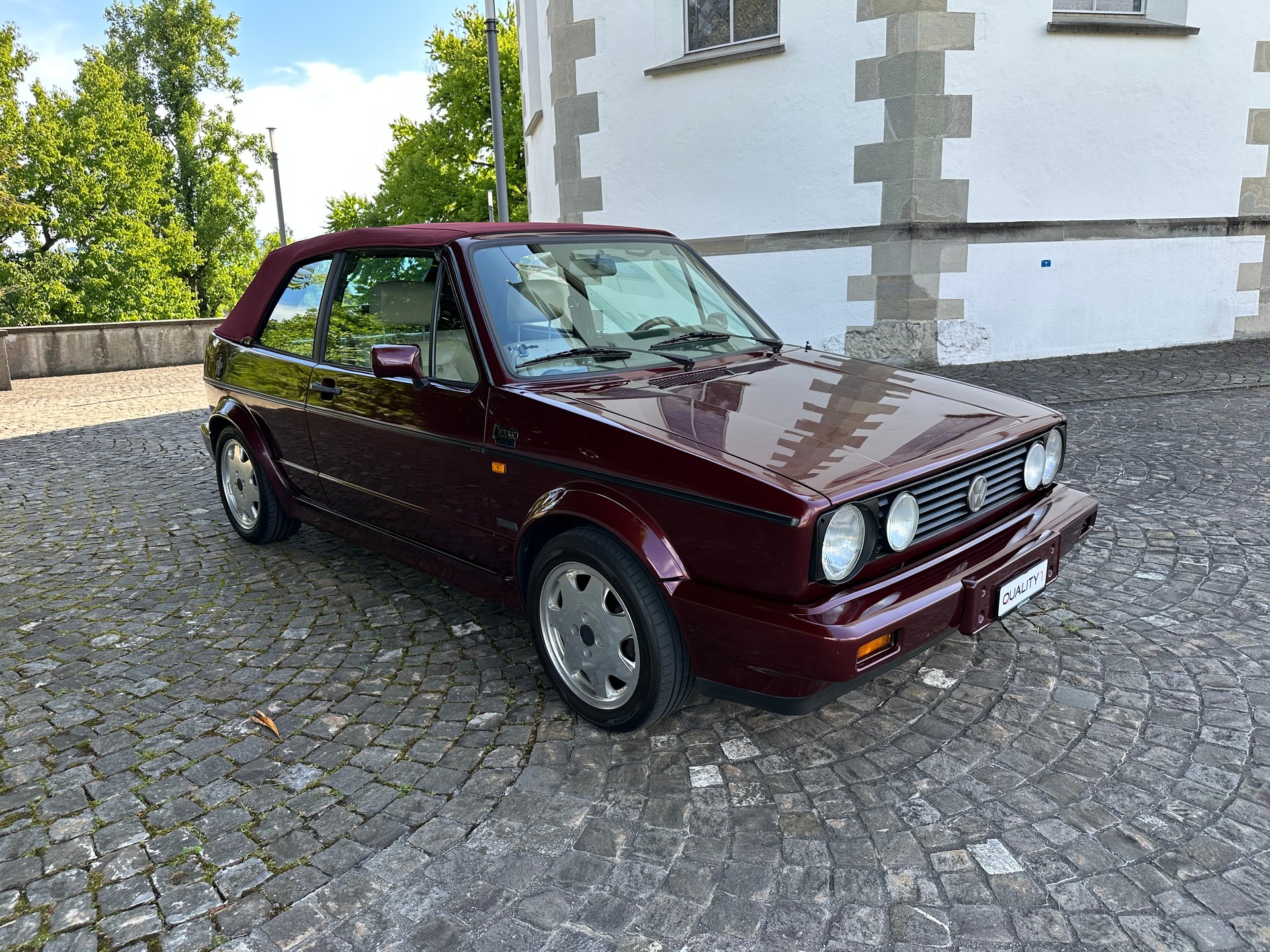 VW Golf Cabriolet 1800 (GL) Karmann Classic Line / Ab MFK /Frisch ab Service / Leder / elektrisches Verdeck / Sitzheizung-image-3