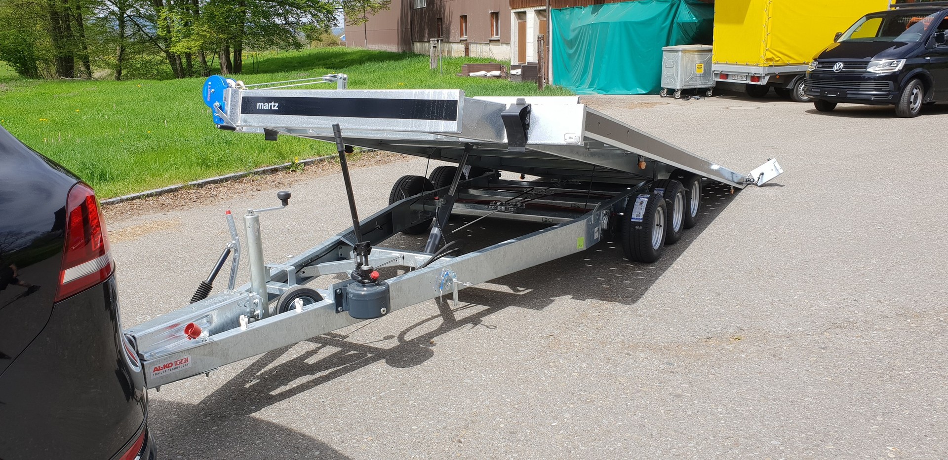 MARTZ GT 480/3 Kippbar 3500kg Autotransporter 890kg Leergewicht-image-7