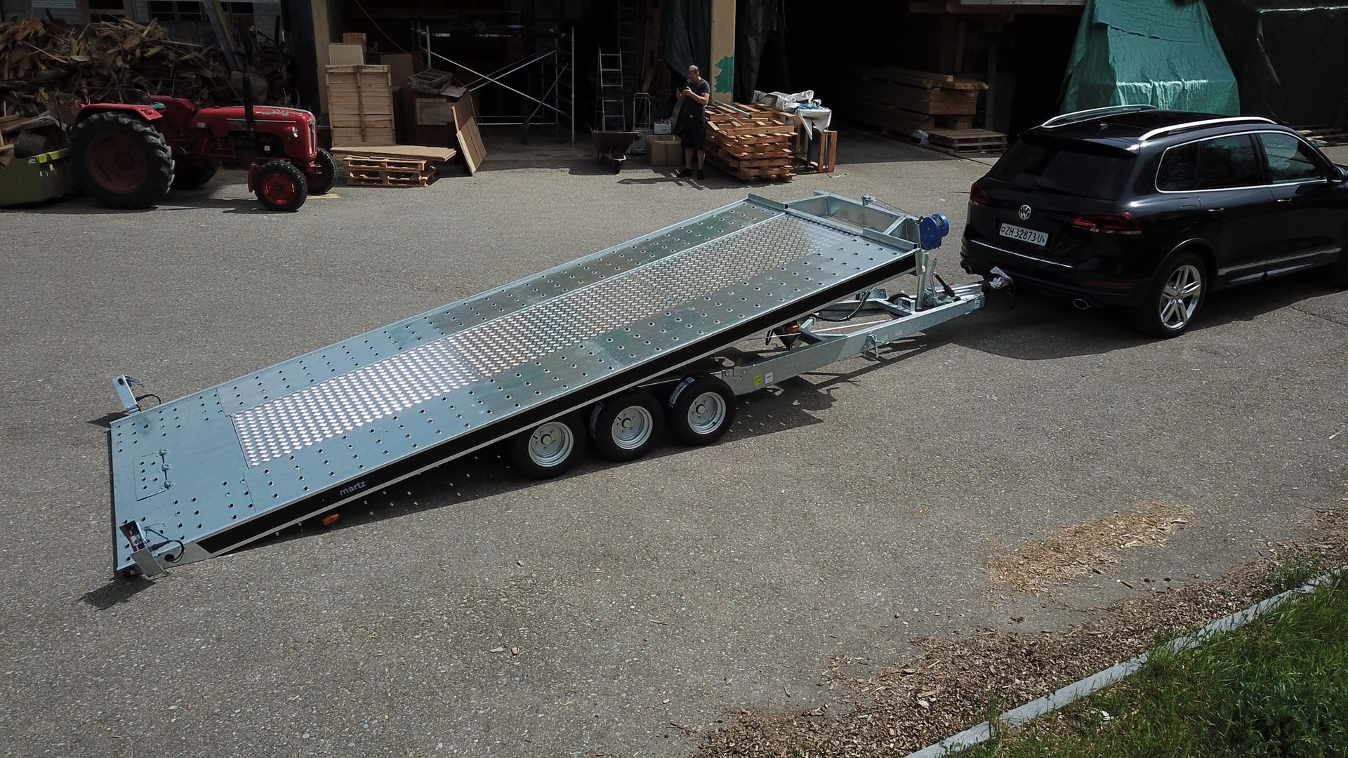 MARTZ GT 480/3 Kippbar 3500kg Autotransporter 890kg Leergewicht-image-5
