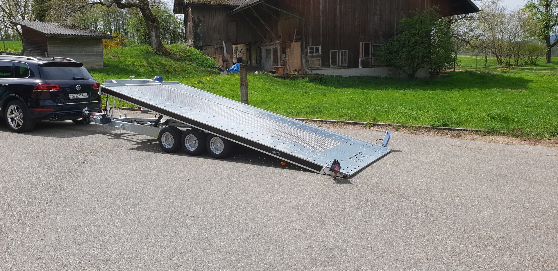 MARTZ GT 480/3 Kippbar 3500kg Autotransporter 890kg Leergewicht
