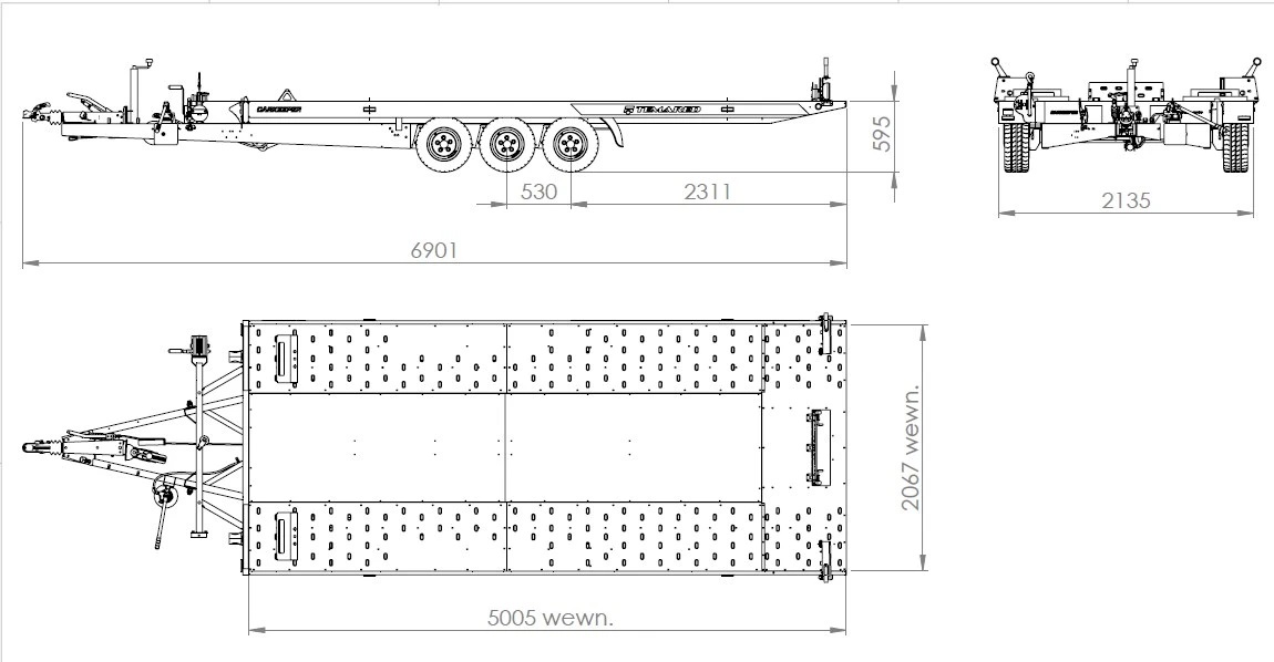 MARTZ GT 480/3 Kippbar 3500kg Autotransporter 890kg Leergewicht-image-1