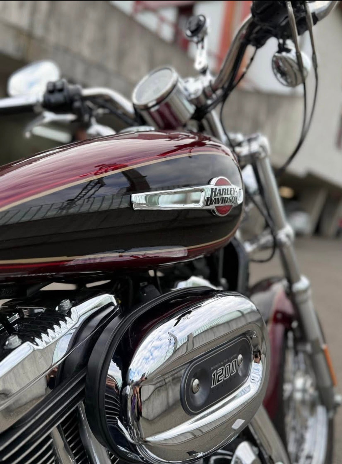 HARLEY-DAVIDSON XL 1200 C Sportster Custom ABS-image-2