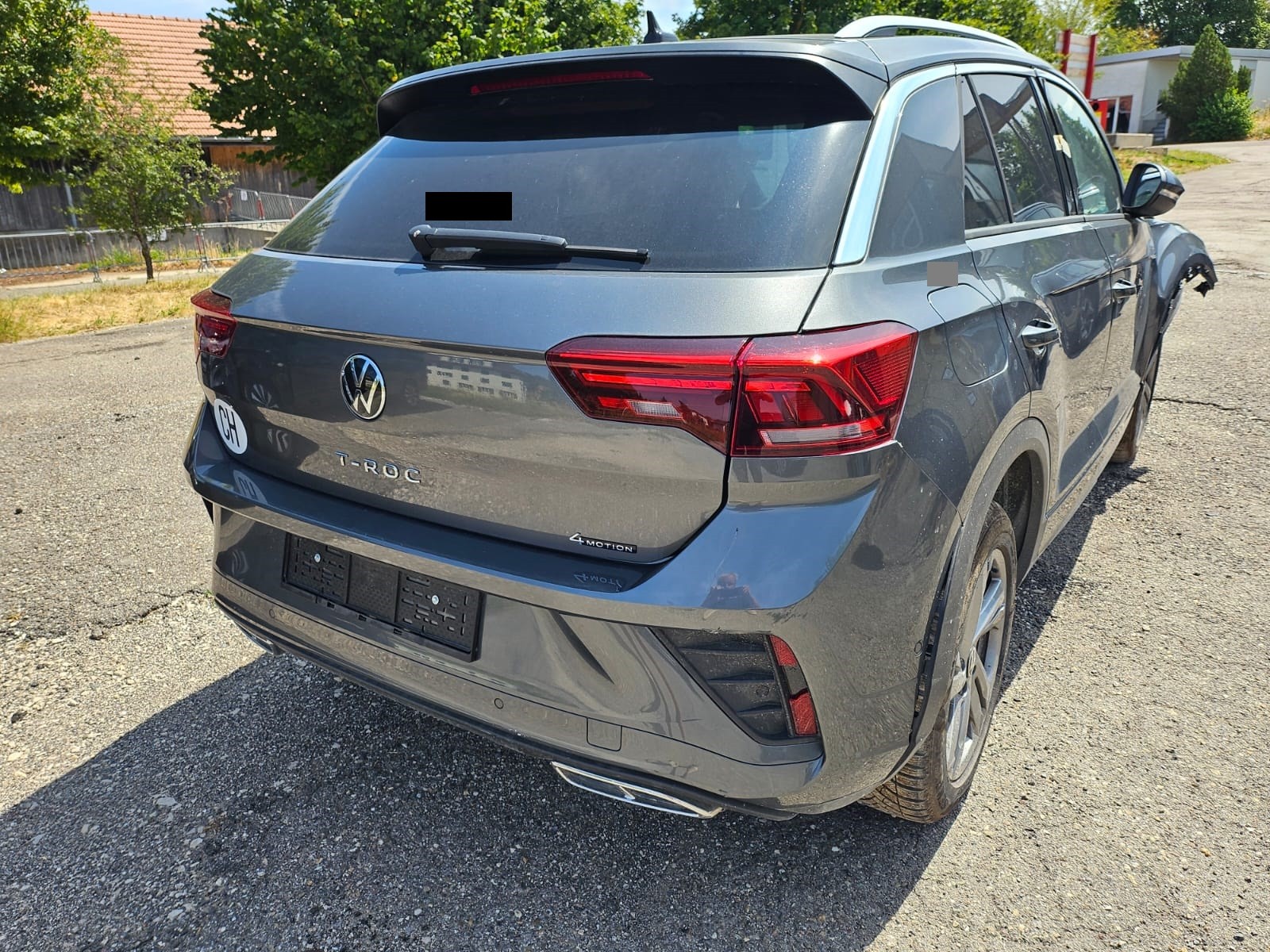 VW T-Roc 2.0 TSI R-Line DSG 4Motion BESCHADIG ENDOMMAGE