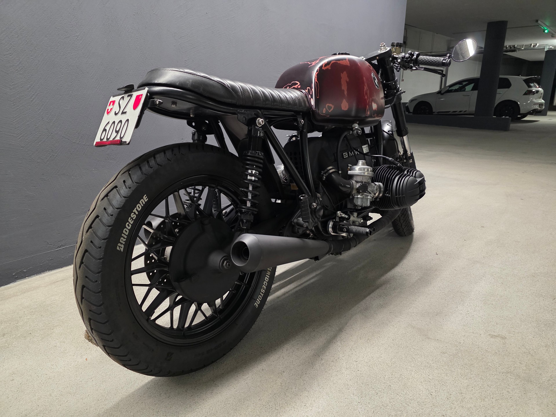 BMW R100 RS Cafe Racer (Rat Finish Optik)-image-8