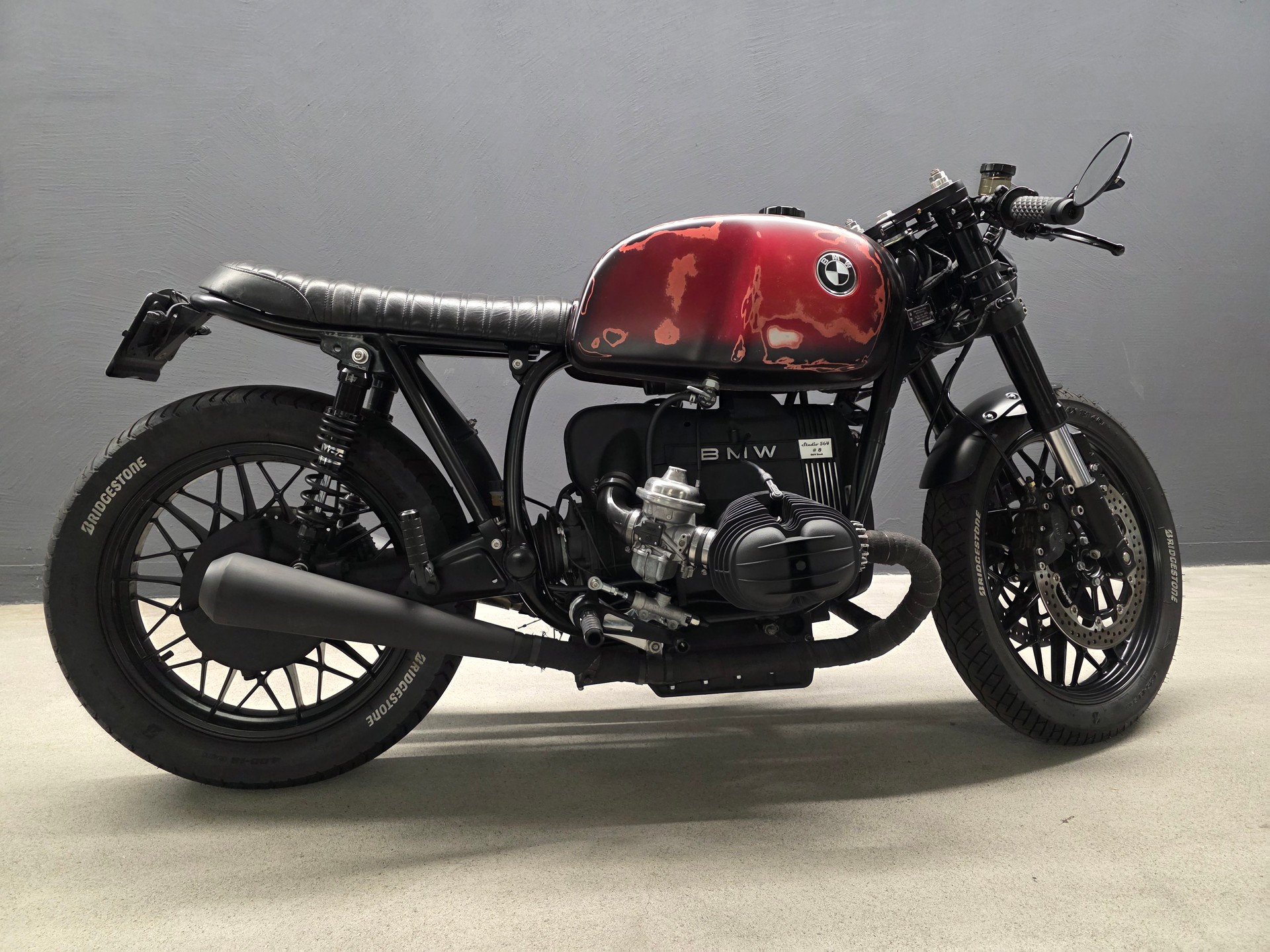 BMW R100 RS Cafe Racer (Rat Finish Optik)-image-2