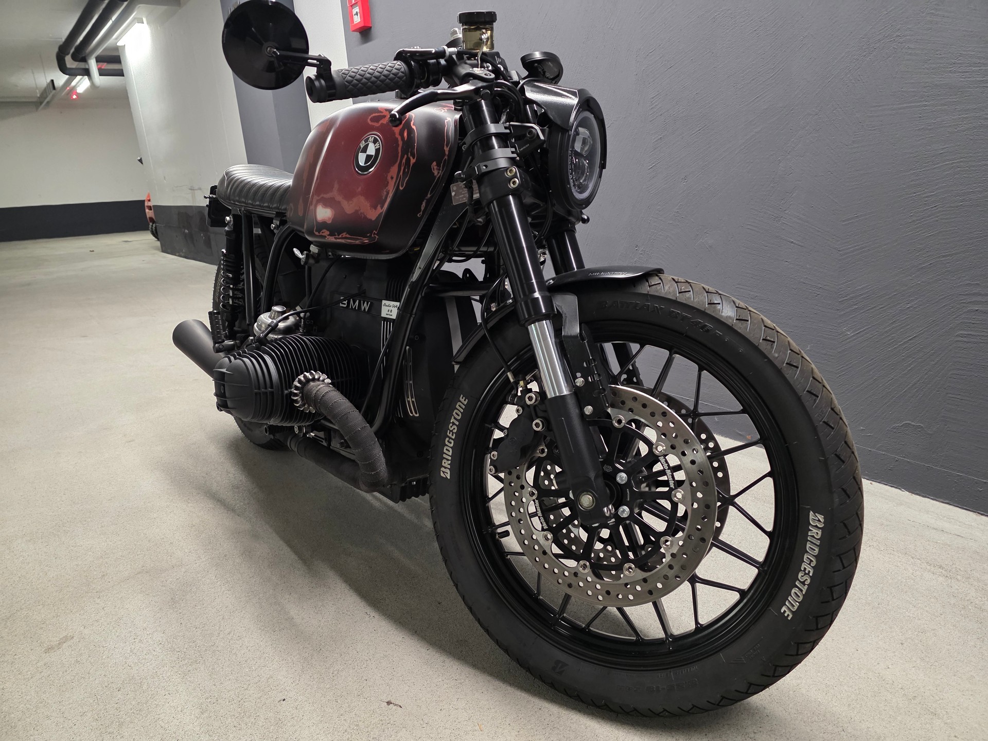BMW R100 RS Cafe Racer (Rat Finish Optik)-image-1