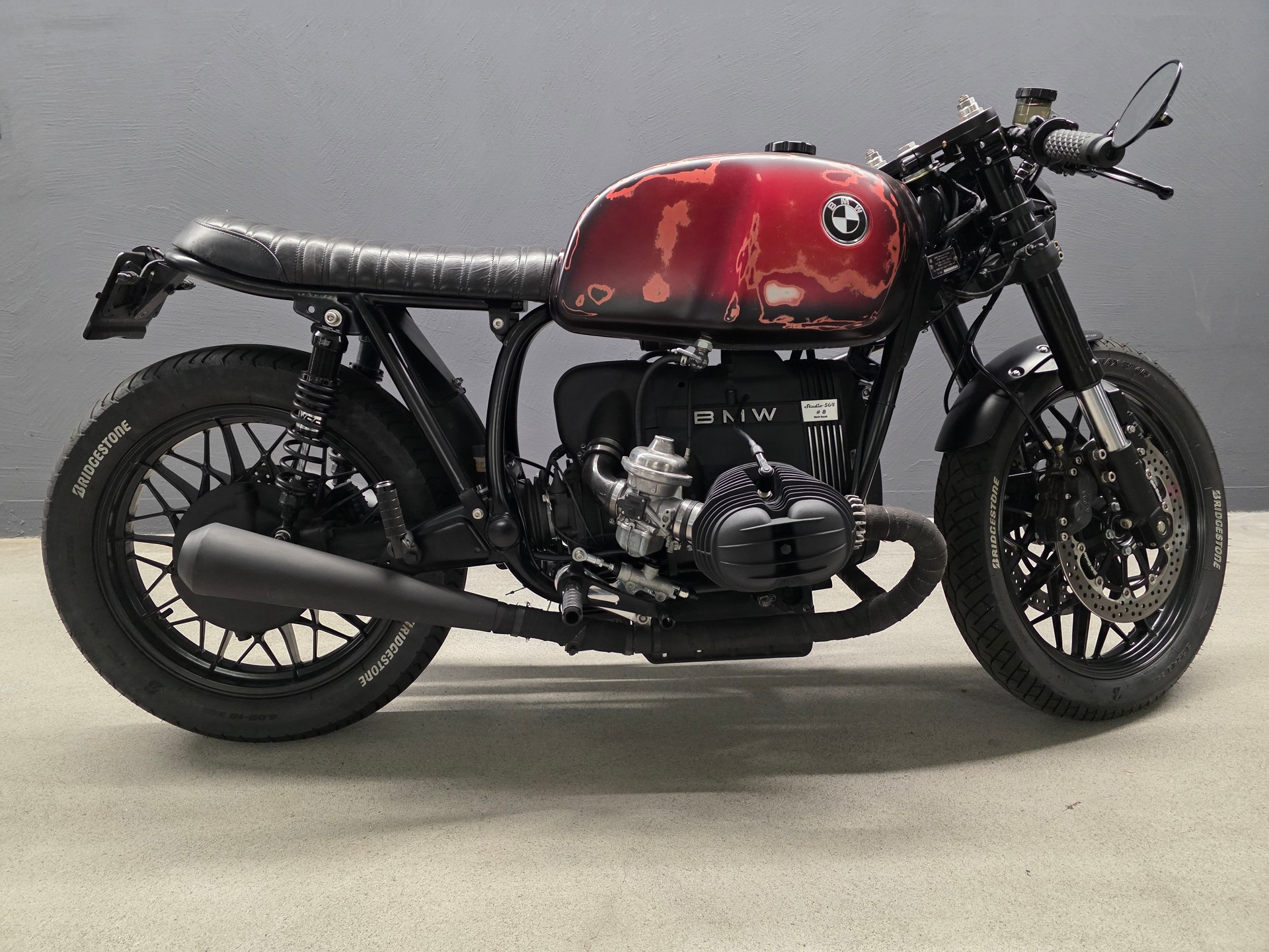 BMW R100 RS Cafe Racer (Rat Finish Optik)-image-9
